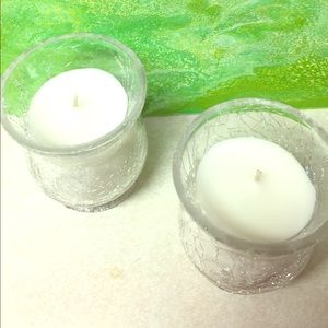 2 Handmade soy candles -Vanilla scent 8 oz